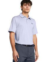 Under Armour Playoff 3.0 Coral Jacquard Polo - Celeste/Starlight