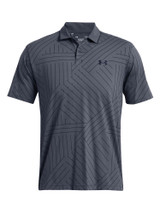Under Armour Iso-Chill Edge Polo - Downpour Grey/Midnight Navy