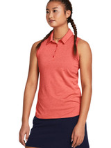 Under Armour Women's Playoff SL Polo - Red Solstice