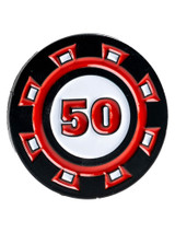 King Pins Golf Ball Marker Set 3 Pack - Casino