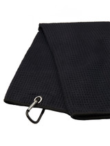 Stonehaven Microfibre Golf Towel - Black