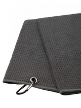 Stonehaven Microfibre Golf Towel - Grey