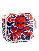 King Pins Golf Camo Putter Cover - Mallet BlueRed__1