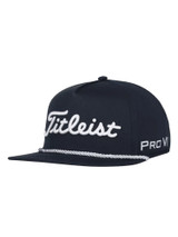 Titleist Tour Rope Flat Bill Cap - Black