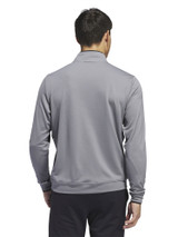 adidas Lightweight Half-Zip Pullover - Grey Three