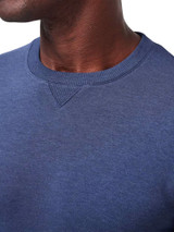 TravisMathew Amenities Crewneck - Heather Blue Nights