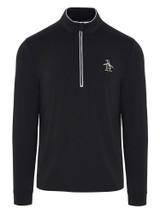Original Penguin 1/4-Zip Technical Earl - Caviar