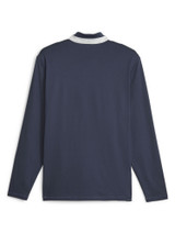 Puma Lightweight Quarter-Zip - Navy Blazer/Ash Grey