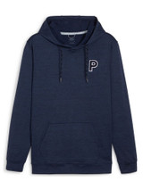 Puma CLOUDSPUN Patch Golf Hoodie - Deep Navy Heather