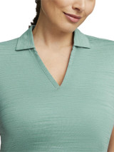 Puma Women's CLOUDSPUN Coast Golf Polo - Adriatic Heather