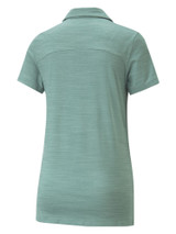 Puma Women's CLOUDSPUN Coast Golf Polo - Adriatic Heather