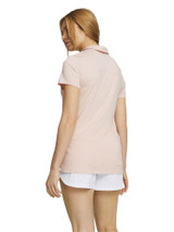 Puma Women's CLOUDSPUN Coast Golf Polo - Rose Dust Heather