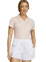 Puma Women's CLOUDSPUN Coast Golf Polo - Rose Dust Heather