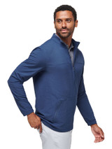TravisMathew Valley View Jacket - Heather Navy