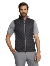 Puma Frost Quilted Golf Vest - Puma Black/Slate Grey