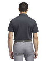 adidas Mens Core Print Polo Shirt - Black