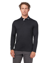 Callaway SwingTech Long Sleeve Performance Polo - Caviar