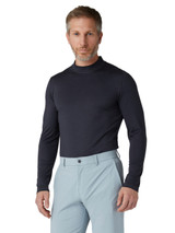 Callaway Men's Crew Neck Base Layer - Ebony Heather