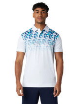 Callaway X-Series Ombre 3D Chev Geo Slim Fit Polo - Bright White