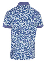 Callaway X-Series Birdseye View All Over Print Slim Fit Polo - Bijou Blue