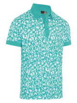Callaway X-Series Birdseye View All Over Print Slim Fit Polo - Bluebird