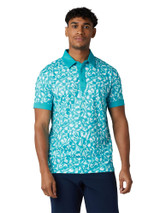 Callaway X-Series Birdseye View All Over Print Slim Fit Polo - Bluebird