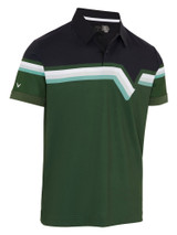 Callaway X-Series Racer Chev Block Slim Fit Polo - Black Forest