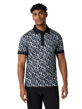 Callaway X-Series Checker Flag Geo Slim Fit Polo - Caviar