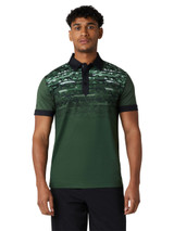 Callaway X-Series Ombre Motion Chev Slim Fit Polo - Black Forest