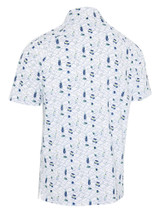 Callaway All Over Golf Essentials Print Polo - Bright White