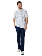 Callaway All Over Golf Essentials Print Polo - Bright White