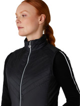 Callaway Women's Chev Primaloft Vest - Caviar