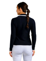 Nivo W Mona Full Zip Cardigan - Black