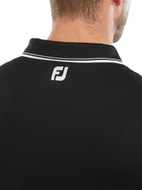 FootJoy Long Sleeve Pique Sun Protection Polo (Athletic Fit) - Black