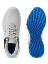 Puma FUSION Smash Wide Golf Shoes - Ash Grey/Puma Black/Team Royal