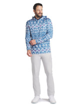 Puma 'Fair Isle' Hoodie - Navy Blazer Blue Horizon/White Glow