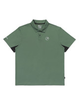 Malbon Performance Pique Polo - Forest/Black