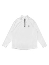 Malbon Performance Raglan Quarter Zip - White