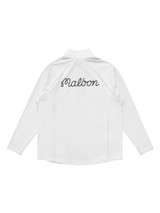 Malbon Performance Raglan Quarter Zip - White