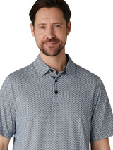 Callaway Tee All Over Print Golf Polo - Caviar