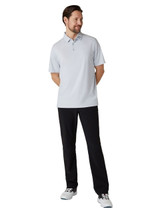 Callaway Ventilated Classic Jacquard Golf Polo - Grey Dawn