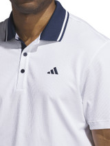 adidas Ultimate365 Tour Twistknit Polo Shirt - White