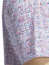 adidas Ultimate365 Power Grid Print Polo Shirt - White