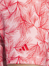 adidas Ultimate365 Mesh Print Polo Shirt - Semi Pink Spark/Better Scarlet