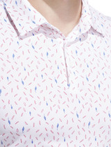 adidas Ultimate365 Allover Print Polo Shirt - White