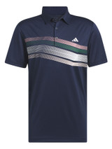 adidas Core Chest Stripe Polo Shirt - Collegiate Navy