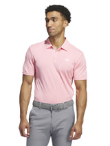 adidas Drive Heather Polo Shirt - Semi Pink Spark Mel.