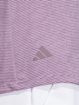 adidas Womens Ottoman Short Sleeve Polo Shirt - Preloved Purple