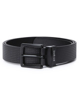 Original Penguin Tonal Textured Belt - Caviar