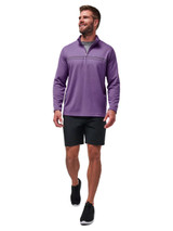 TravisMathew Upgraded CS 1/4-Zip - Heather Imperial